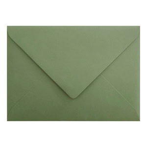 Vintage Green Envelope C5 Ratio