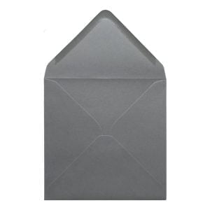 Vintage Grey Envelope 155mm Square Open