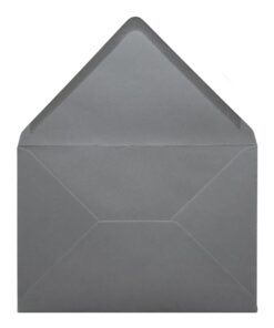 Vintage Grey Envelope A5 Open