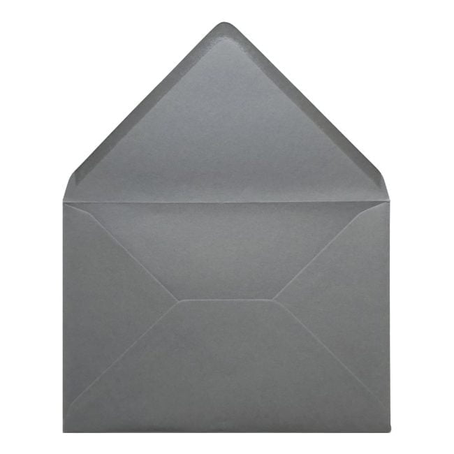 Vintage Grey Envelope C7 Open