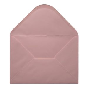 Vintage Pink Envelope U C5 Open