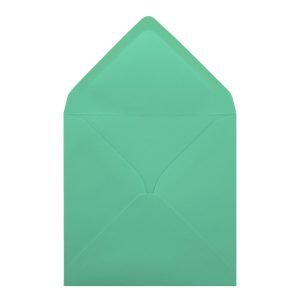 Warbler Green Envelope 155mm Square Open