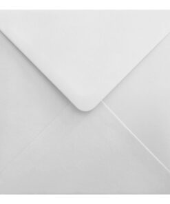 White Envelope 155mm Square Closed