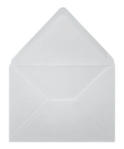 White Envelope C7 Open