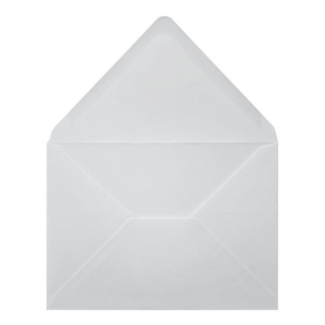 White Envelope Rsvp Open