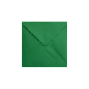 Xmas Green Envelope 130mm Square Ratio