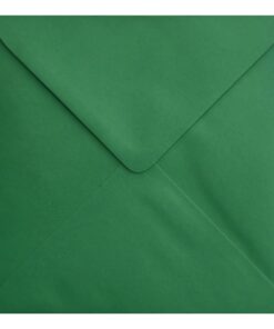 Xmas Green Envelope 155mm Square Closed