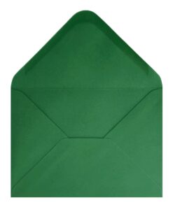 Xmas Green Envelope 5x7 Open