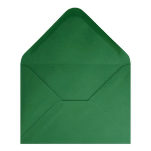Xmas Green Envelope 5x7 Open