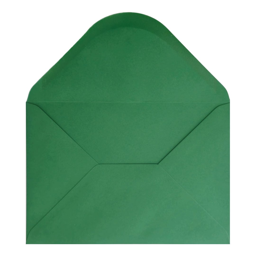 Xmas Green Envelope A5 Open
