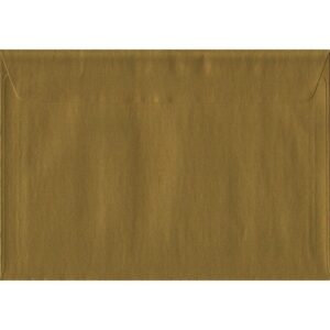 Gold Metallic Peel Seal Envelope