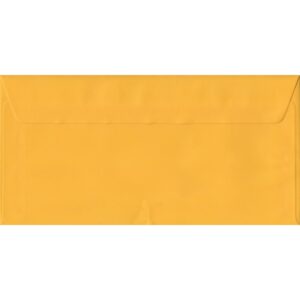 Golden Yellow DL Peel Seal Envelope