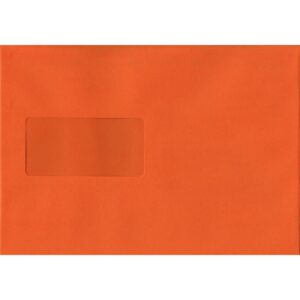 C5 Ornge Win Envelope