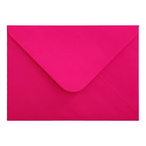 Electric Pink Envelope 5x7 Closed