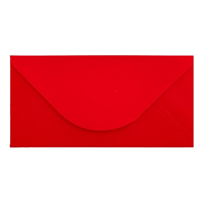 Electric Red Envelope Dl Closed