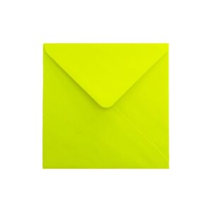 Electric Yellow Envelope 155mm Square Ratio
