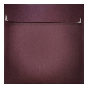 Aubergine Pearl Envelope 155mm Square Closed