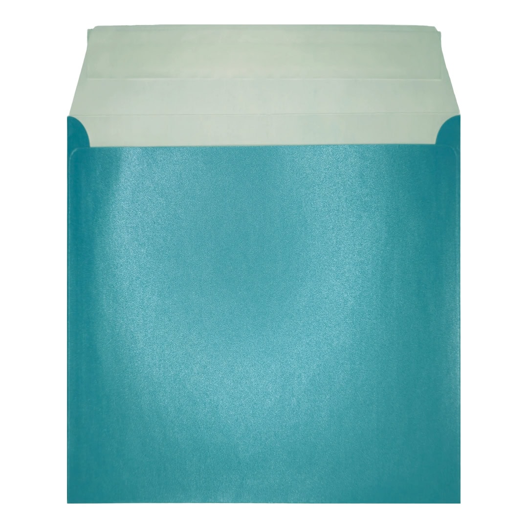 Blue Pearl Envelope 155mm Square Open