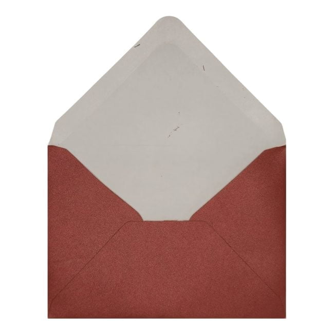 Cardinal Red Pearl Envelope Bc Open