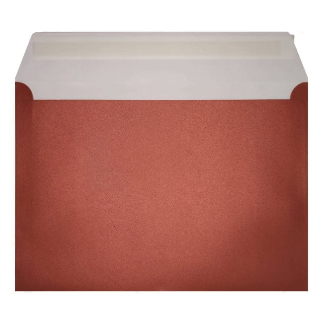 Cardinal Red Pearl Envelope C6 Open