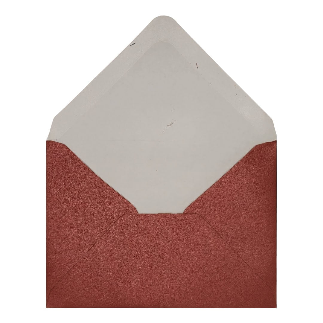 Cardinal Red Pearl Envelope C7 Open