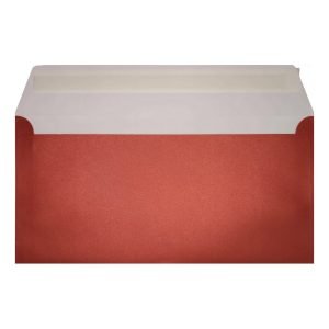 Cardinal Red Pearl Envelope Dl Open