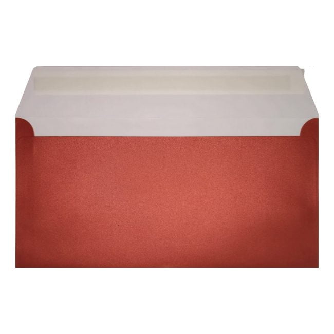 Cardinal Red Pearl Envelope Dl Open