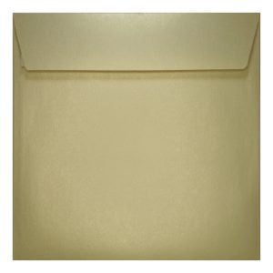 Champagne Pearl Envelope 155mm Square Closed