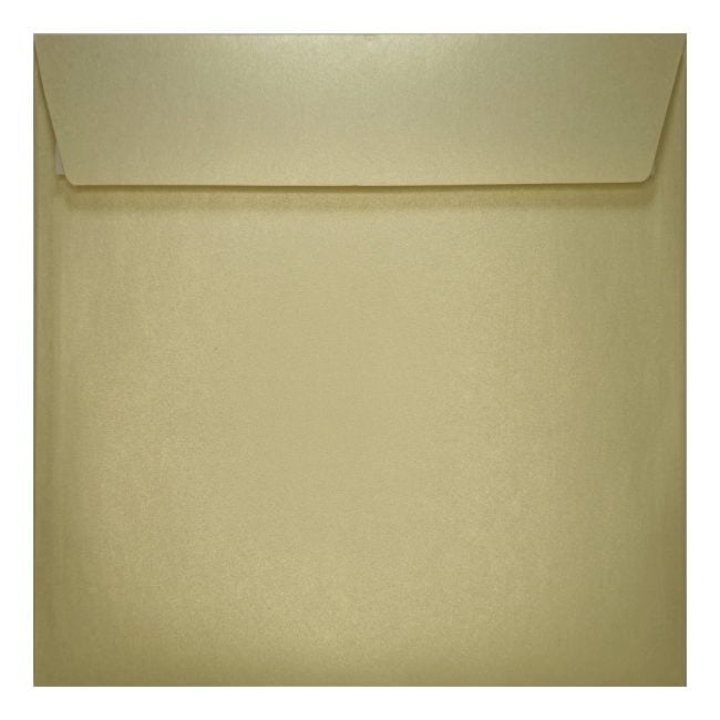Champagne Pearl Envelope 155mm Square Closed