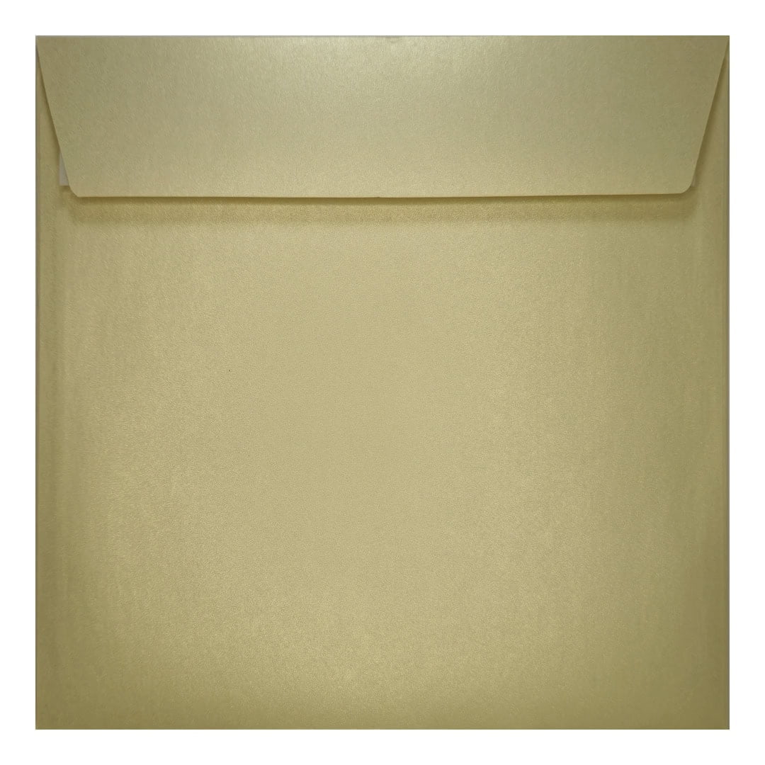 Champagne Pearl Envelope 155mm Square Closed