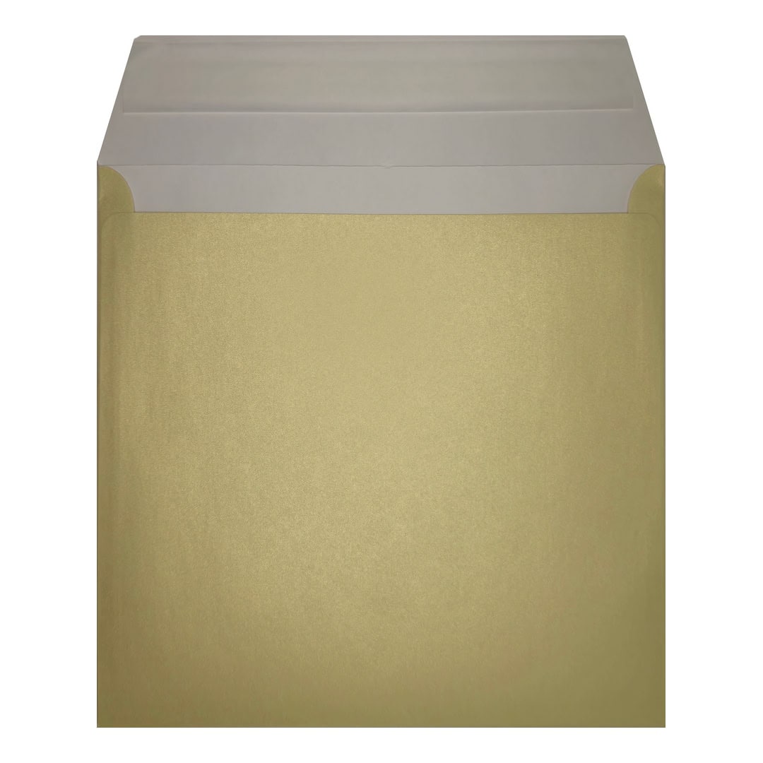Champagne Pearl Envelope 155mm Square Open