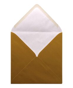 Gold Envelope 155mm Square Open