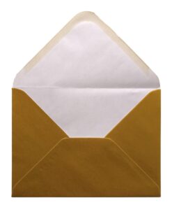 Gold Envelope 5x7 Open