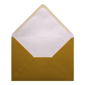 Gold Envelope C7 Open
