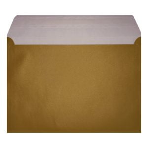 Gold Pearl Envelope C5 Open