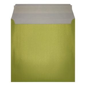 Lime Green Pearl Envelope 155mm Square Open