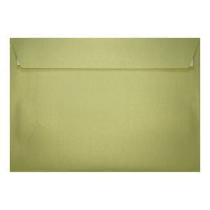 Lime Green Pearl Envelope C6 Closed