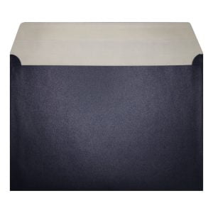 Midnight Blue Pearl Envelope C5 Open