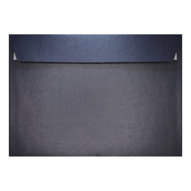 Midnight Blue Pearl Envelope C6 Closed