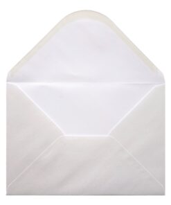 Oyster White Envelope A5 Open