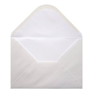 Oyster White Envelope A5 Open