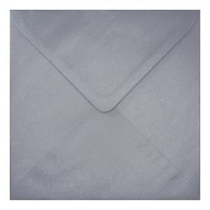 Silver Envelope 130mm Square Closed