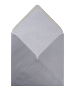 Silver Envelope 130mm Square Open