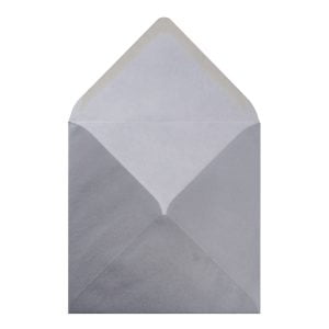 Silver Envelope 155mm Square Open