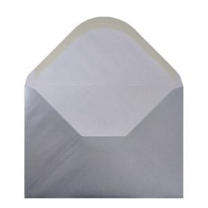 Silver Envelope A5 Open