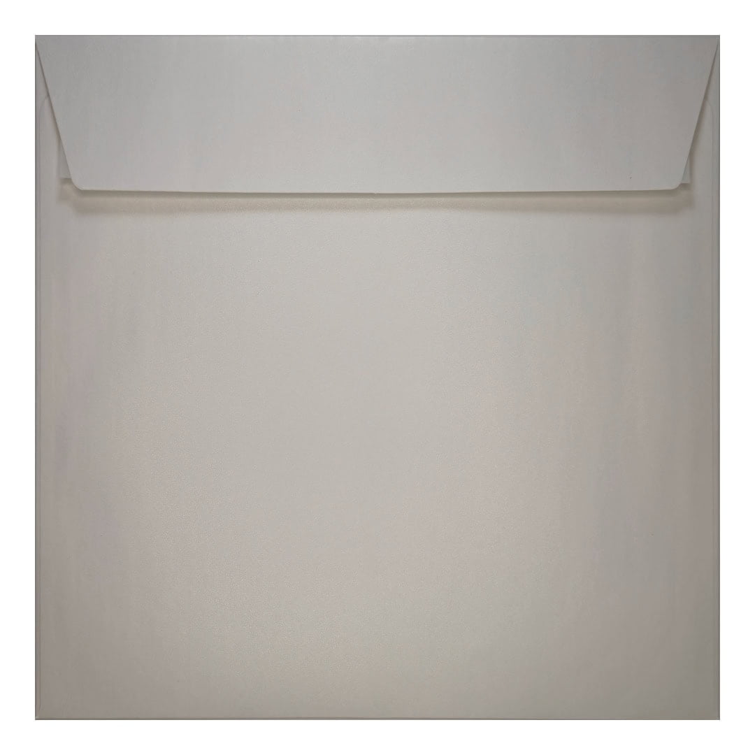 White Pearl Envelope 155mm Square Closed