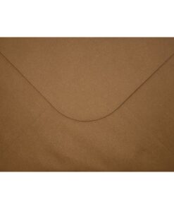 Brown Ribbed Envelope A5 Closed