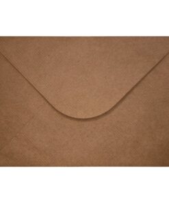 Brown Ribbed Envelope C5 Closed