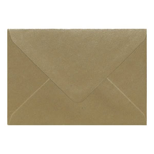 Champagne Kraft Envelope B6 Closed