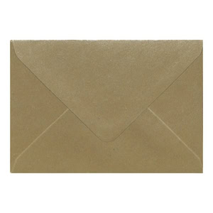 Champagne Kraft Envelope C7 Closed